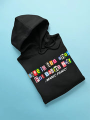 Life Too Short For Boring Hair. Hoodie -Manic Panic® UNISEX