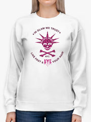 Sweatshirt - In Glam We Trust - Pink Cheetah