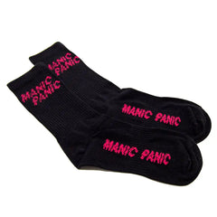 Socks - Black with Pink Logo