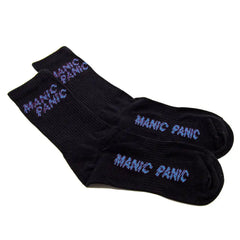 Socks - Black with Blue Logo