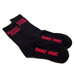 Socks - Black with Red Logo