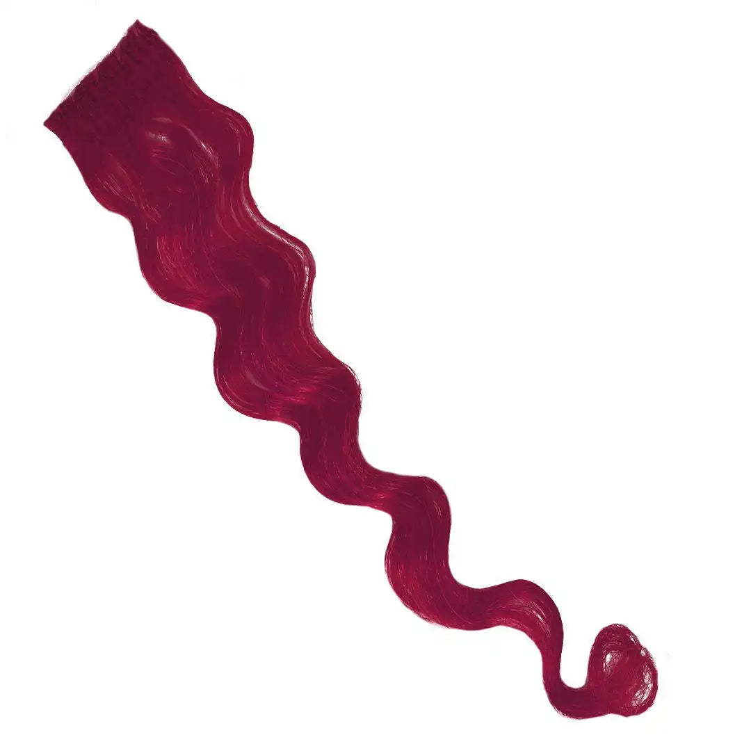 Glam Strips® Clip-In Hair Extensions - Fuschia Shock® - Curly