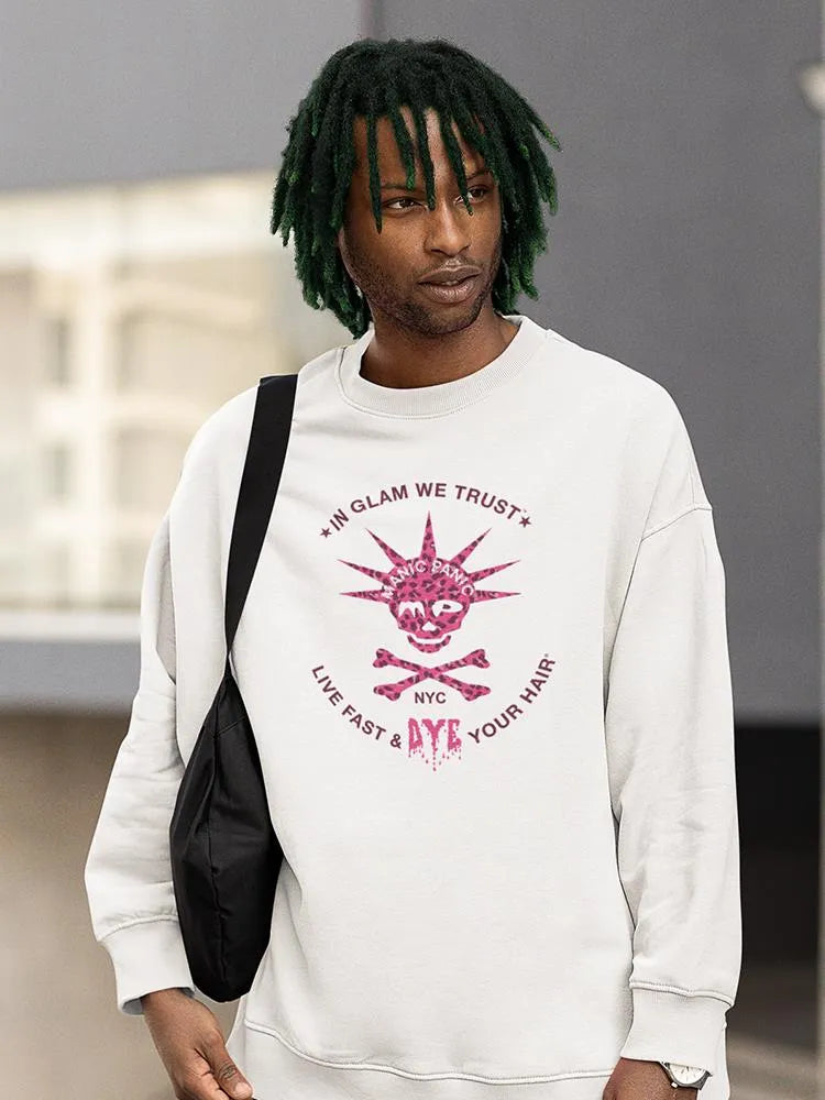 Sweatshirt - In Glam We Trust - Pink Cheetah